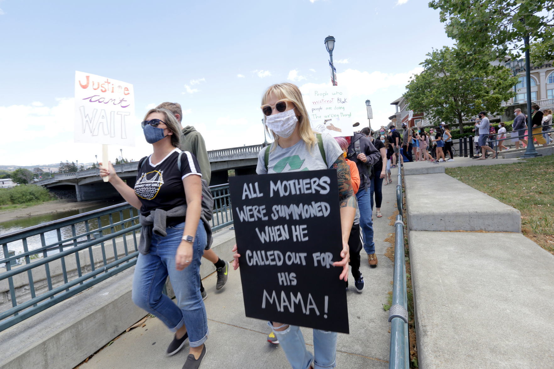 Kids' march against racism in Napa